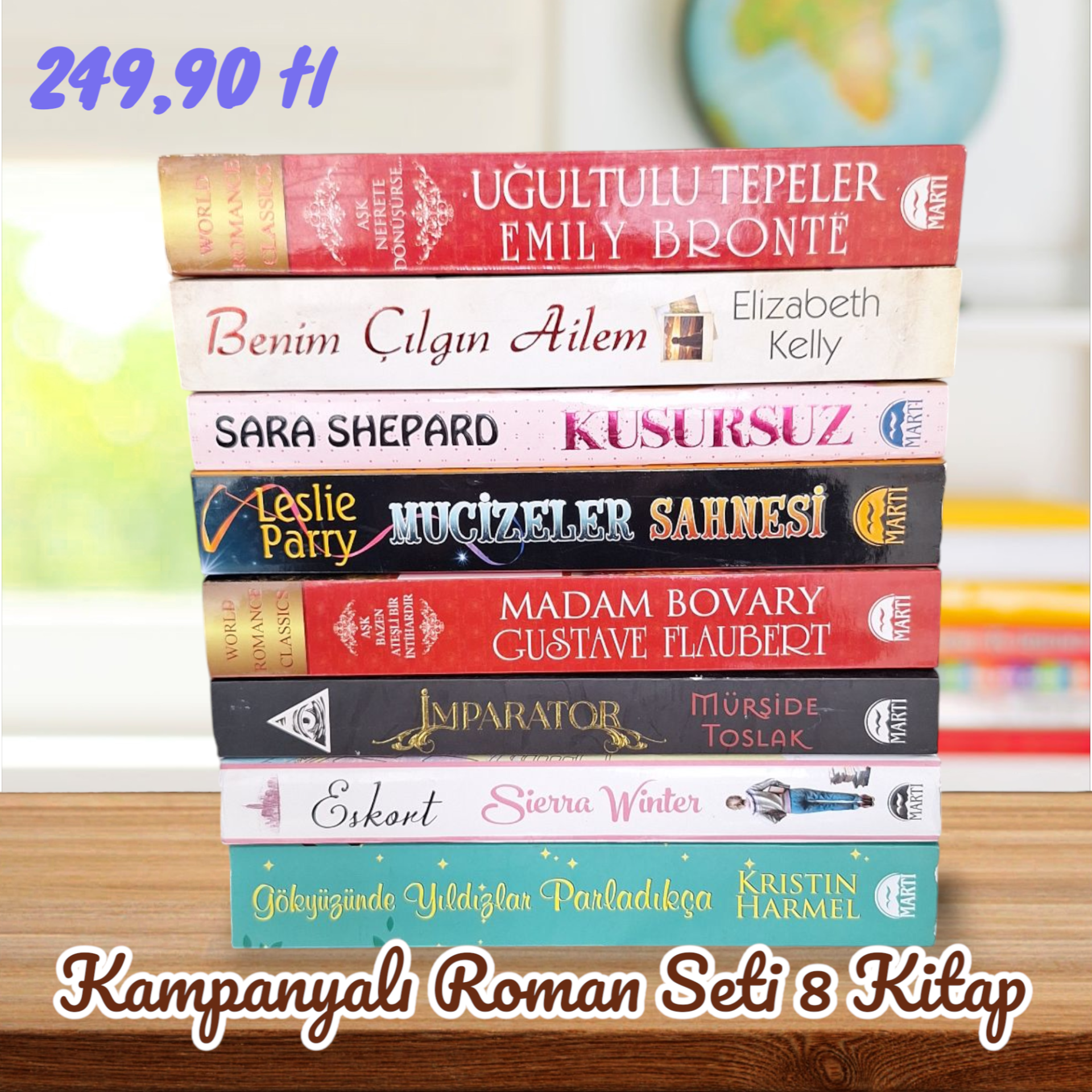 Kampanyalı Roman Seti 8 Kitap (Set 4)