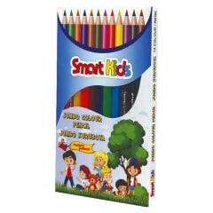 Smart Kids Jumbo Kuru Boya 12 Renk Tam Boy