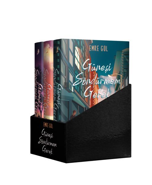 Güneşi Söndürmem Gerek Kutulu Set 3 Kitap Takım Ciltli İmzalı EMRE GÜL