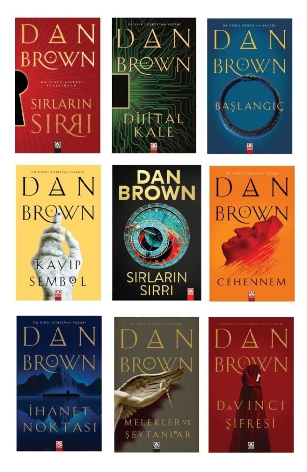 Dan Brown Seti 9 Kitap