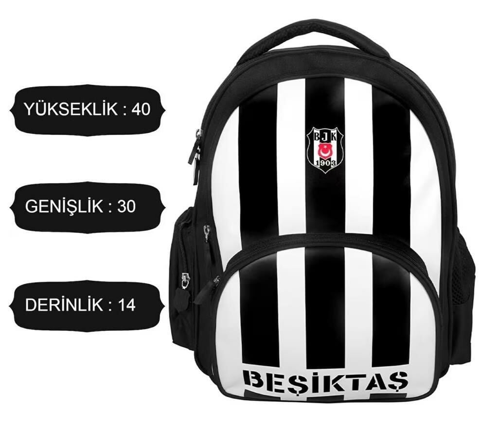 Beşiktaş Collection Çubuklu Okul Çantası