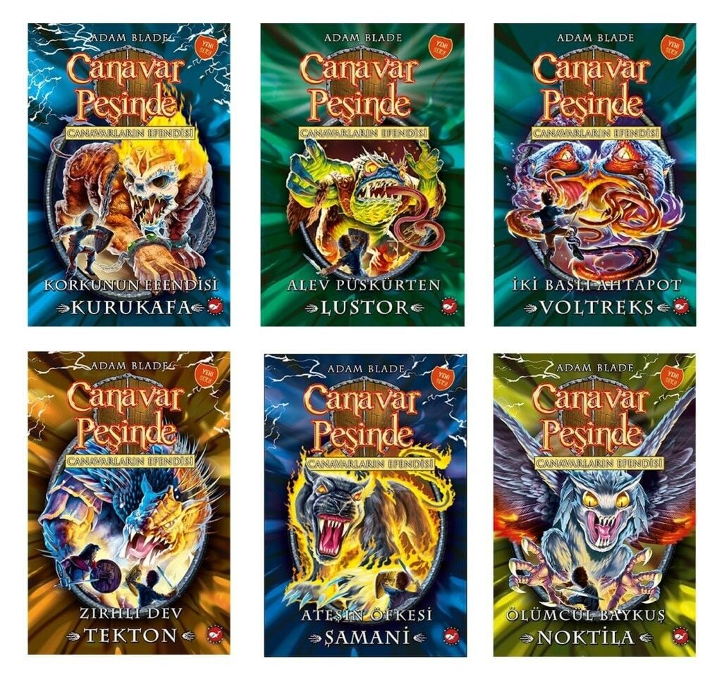 Canavar Peşinde Canavarların Efendisi Seti 6 Kitap