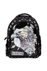 Beşiktaş 2 Bölmeli Kartal Baskılı Okul Sırt Çantası
