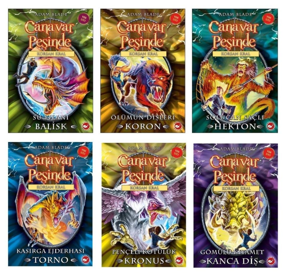 Canavar Peşinde Korsan Kral Seti 6 Kitap