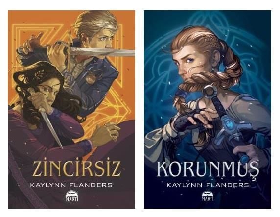 Kaylynn Flanders Seti 2 Kitap (Korunmuş + Zincirsiz)