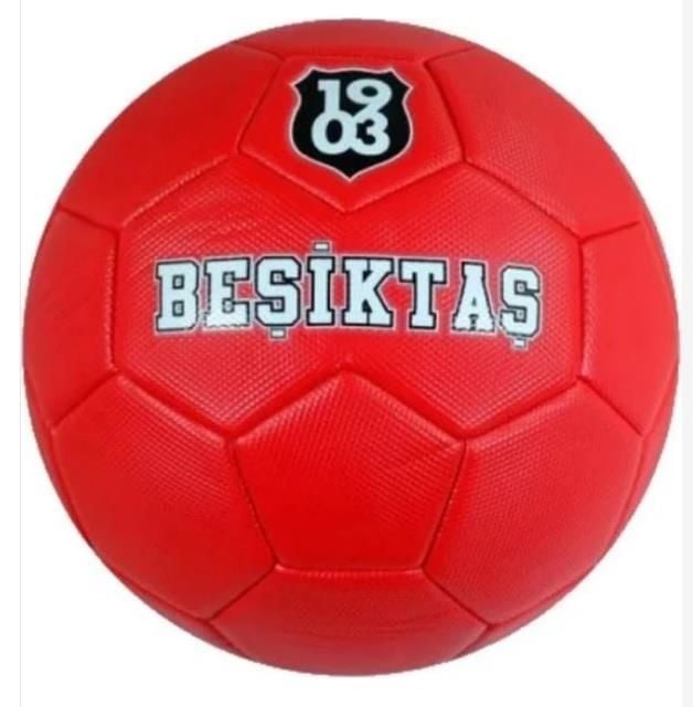 Beşiktaş Lisanslı Orjinal Futbol Topu Kırmızı No 5
