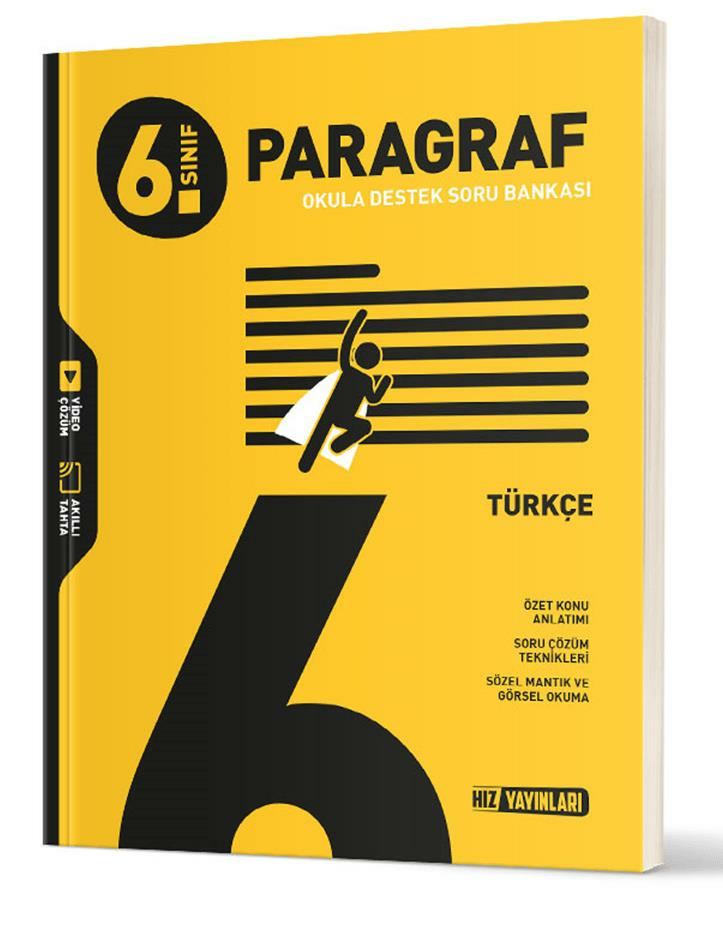 Hız 6. Sınıf Türkçe Paragraf Soru Bankası