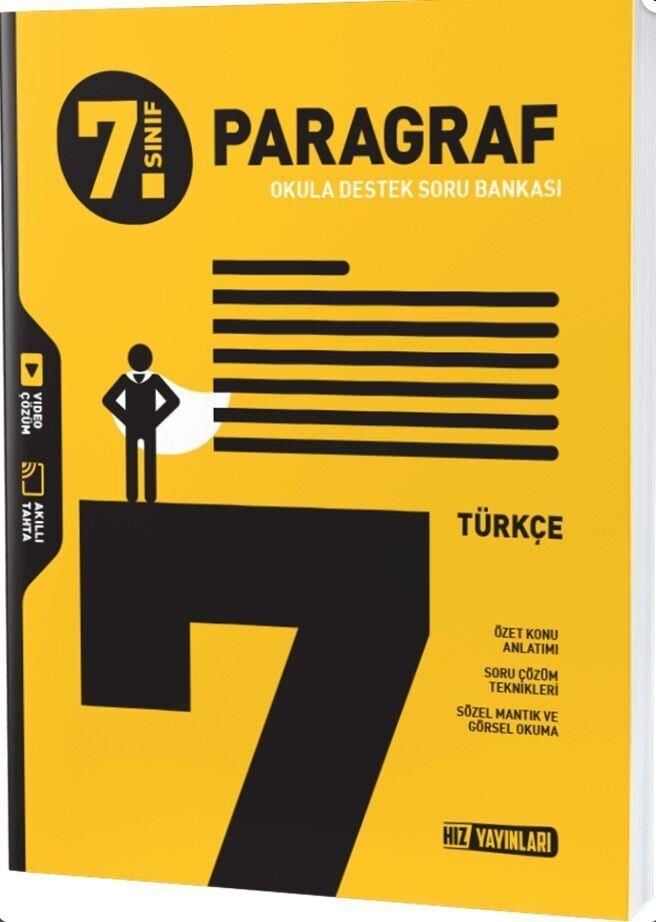 Hız 7. Sınıf Türkçe Paragraf Soru Bankası