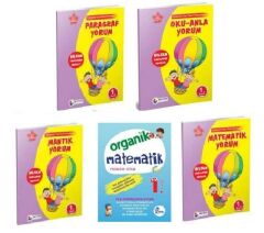Dörtrenk 1. Sınıf Organik Matematik - Mantık Yorum - Matematik Yorum - Oku Anla Yorum - Paragraf Yorum (5 Kitap)