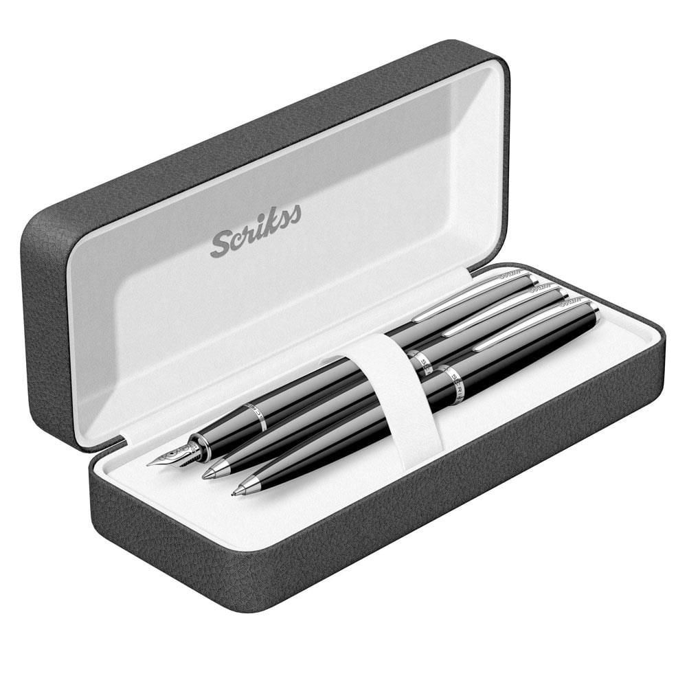 Scrikss 3Lü Kalem Seti Siyah