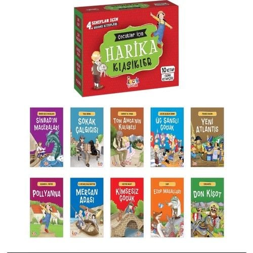 Bıcırık 4. Sınıf Çocuklar İçin Harika Klasikler (10 Kitap)