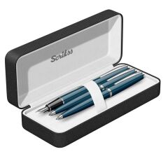 Scrikss Lacivert Dolma Tükenmez 0.7 Versatil Kalem Takım