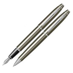 Scrikss 35 Dolma-Tükenmez Kalem Seti Titanyum Lüks Kutuda