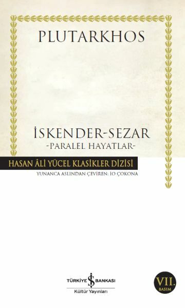 İskender-Sezar (Paralel Hayatlar) (K.Kapak) PLUTARKHOS