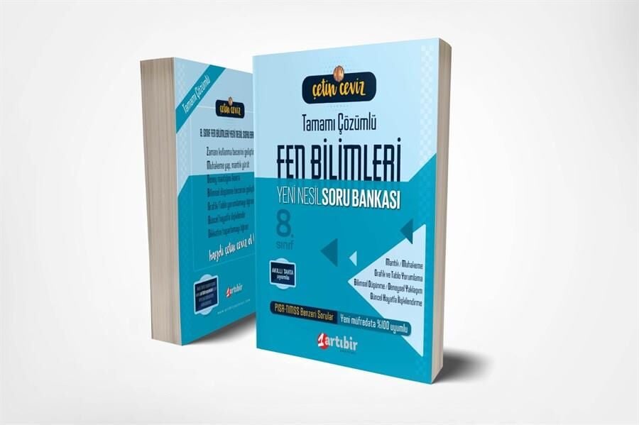 Artıbir 8. Sınıf Çetin Ceviz Fen Bilimleri Soru Bankası