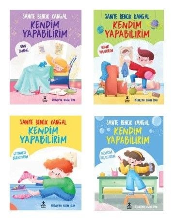 Saniye Bencik Kangal Kendim Yapabilirim Seti 4 Kitap