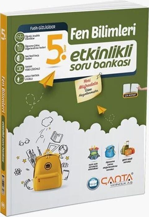 Çanta 5. Sınıf Fen Bilimleri Etkinlikli Kazanım Sıralı Soru Bankası
