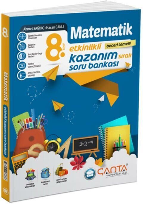 Çanta 8. Sınıf Matematik Etkinlikli Kazanım Soru Bankası
