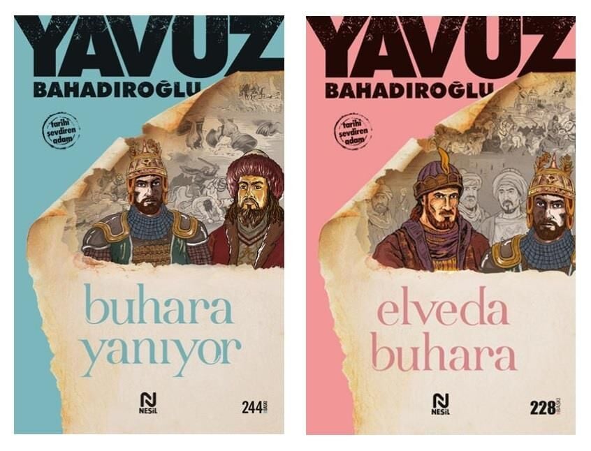 Yavuz Bahadıroğlu Buhara Yanıyor + Elveda Buhara 2 Kitap Set