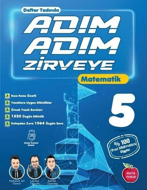 Newton 5. Sınıf Adım Adım Zirveye Matematik Konu Anlatımlı Soru Bankası