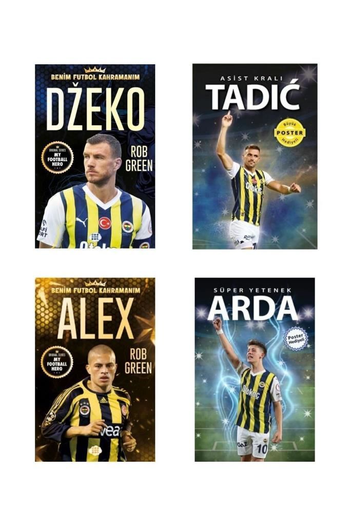 Benim Futbol Kahramanım 4 lü Set | Alex, Dzeko, Tadic, Arda Güler