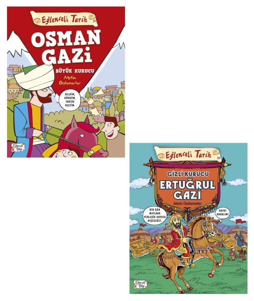Osman Gazi Büyük Kurucu + Gizli Kurucu Ertuğrul Gazi 2 Kitap