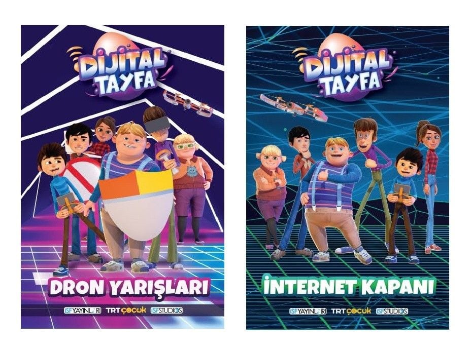 Dijital Tayfa Seti 2 Kitap (Dron Yarışları + İnternet Kapanı)