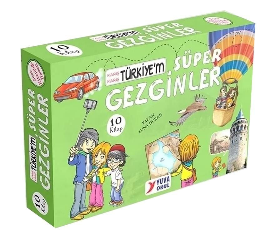 Yuva Süper Gezginler Türkiyem Hikaye Seti 10 Kitap (3. ve 4. Sınıf)