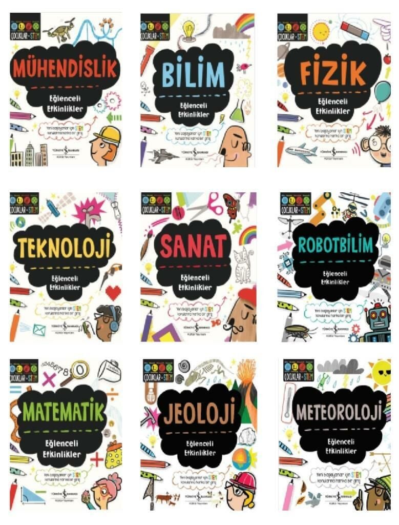 İş Bankası Eğlenceli Etkinlikler Eğitim Seti 9 Kitap