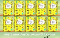 Yuva 1.Sınıf Dik Temel Harflerle Okumaya İlk Adım Serisi Anetil 10 Kitap (10 Set)