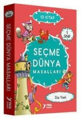 Yuva 1. Sınıflar için Seçme Dünya Masalları (Düz Yazı) 10 Kitap