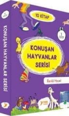 Yuva 1. Sınıflar için Konuşan Hayvanlar Renkli Heceli 10 Kitap