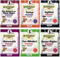 Altınbaşarı 5. Sınıf Deneme Seti 6 Kitap 12 li Deneme