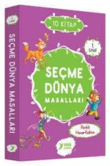 Yuva 1. Sınıf Seçme Dünya Masalları Düz Yazı 10 Kitap Renkli Hece