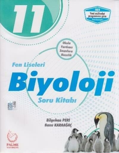 Palme 11. Sınıf Fen Liseleri Biyoloji Soru Kitabı