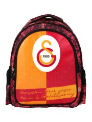 Galatasaray 2 Bölmeli Parçalı Suni Deri Okul Sırt Çantası