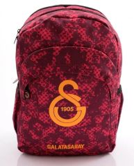 Galatasaray Büyük Logo Detaylı Kırmızı Sırt Çantası