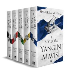 Binnur Şafak Nigiz Yangın Mavisi Serisi 5 Kitap