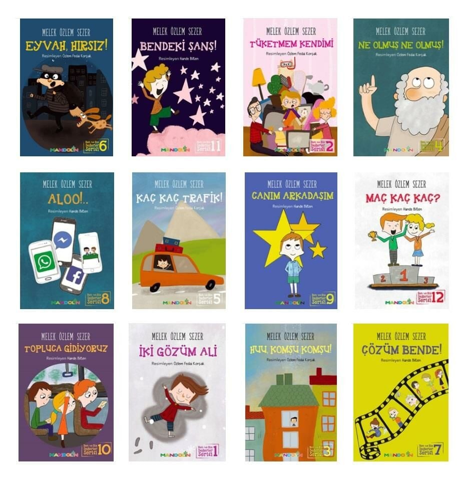 Bendeki Şans Ben ve Biz Değerler Serisi (12 Kitap)