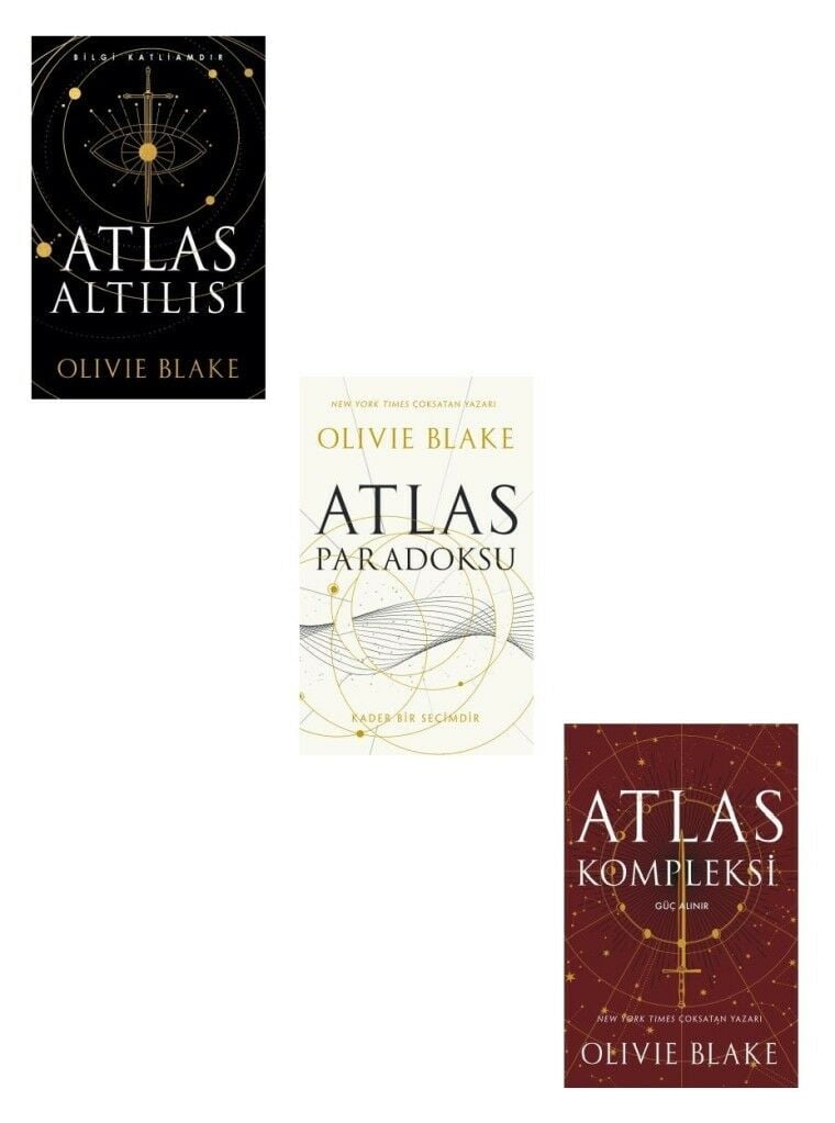 Olivie Blake Atlas Serisi 3 Kitap (Atlas Paradoksu + Atlas Kompleksi + Atlas Altılısı)
