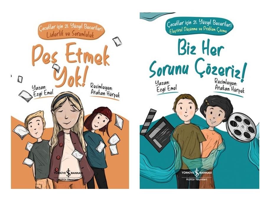 Ezgi Emel Pes Etmek Yok + Biz Her Sorunu Çözeriz Çocuklar (2 Kitap)