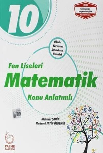 Palme 10. Sınıf Fen Liseleri Matematik Konu Anlatımlı