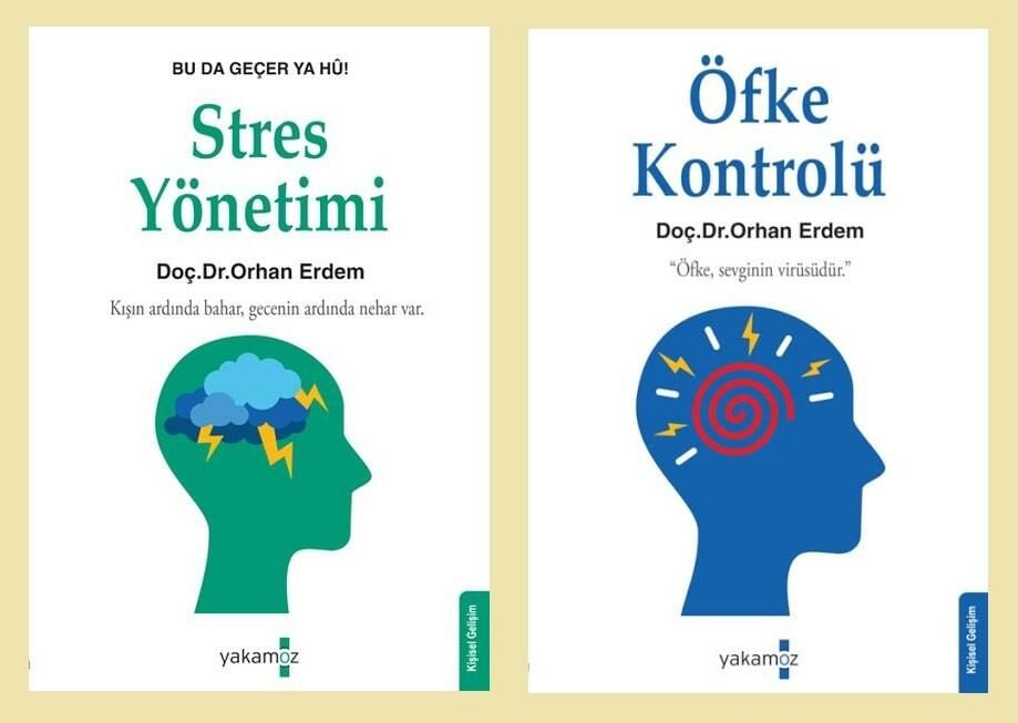 Doç Dr. Orhan Erdem Stres Kontrolü + Öfke Kontrolü (2 Kitap)