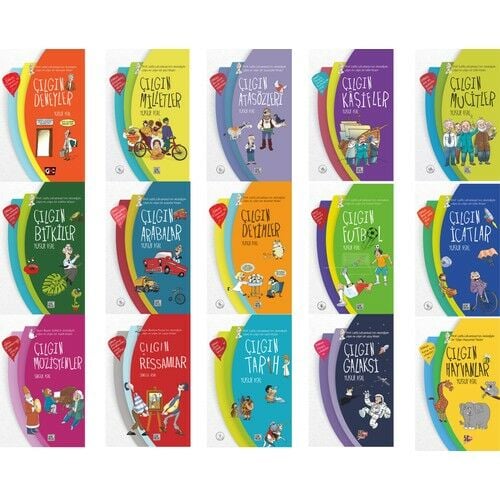 Çılgın Bilgiler Serisi 15 Kitap Set - Yusuf Asal