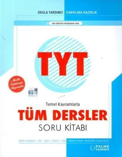 Palme TYT Temel Kavramlarla Tüm Dersler Soru Bankası