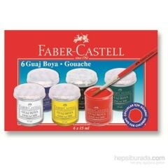 Faber Castell Guaj Boya 6 Renk