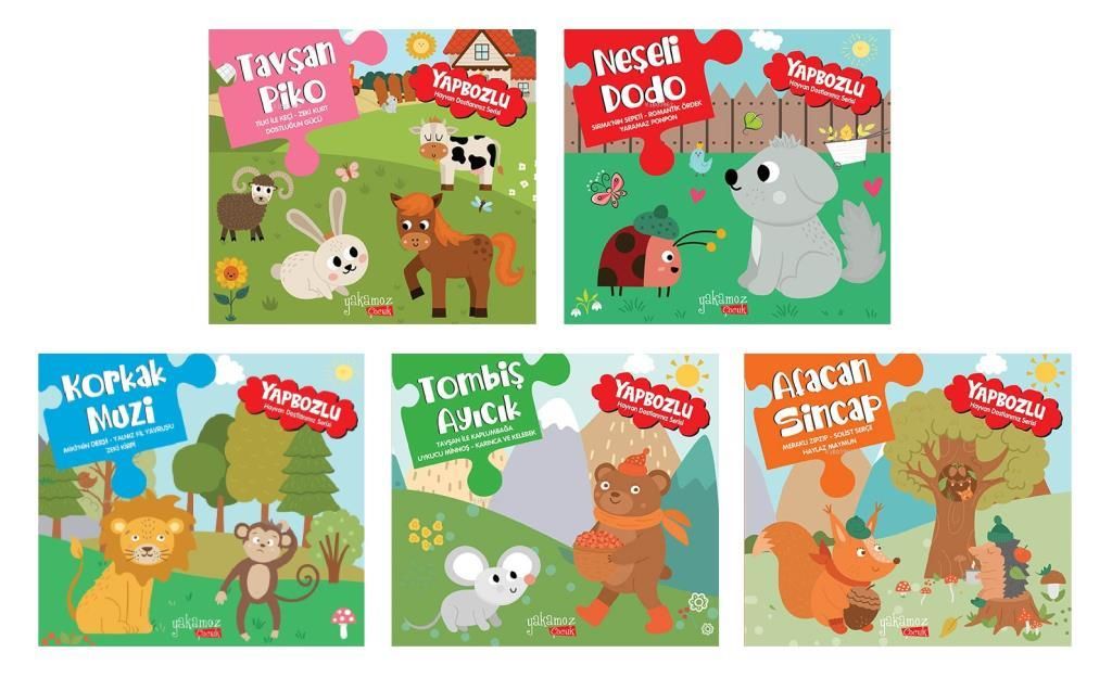 Yapbozlu Hikaye Kitabı Seti 5 Kitap