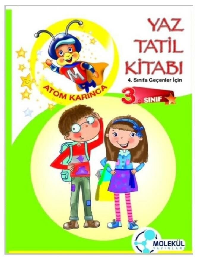 Atom Karınca 3. Sınıf Yaz Tatil Kitabı