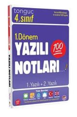 Tonguç 4. Sınıf Yazılı Notları 1. Dönem 1 ve 2. Yazılı