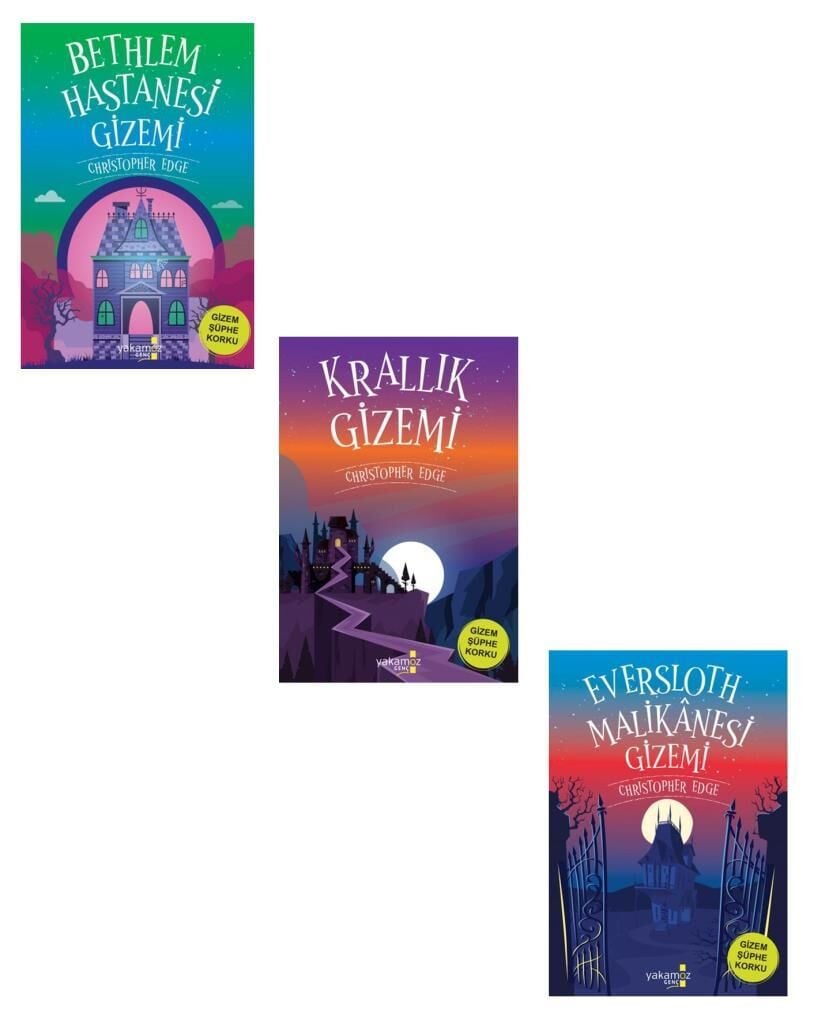 Chrıstopher Edge Seti 3 Kitap (Bethlem Hastanesi Gizemi + Krallık Gizemi + Eversloth Malikanesi Gizemi)